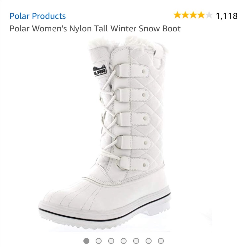 Polar furry winter boots